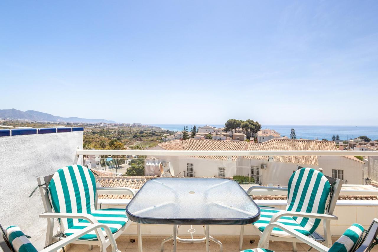 Casa Bonita-Overlooking The Sea Nerja Bagian luar foto